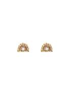 Yayoi Forest Dawn Stud Earrings - Yellow Gold