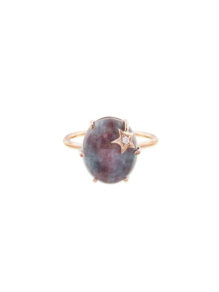 Andrea Fohrman Peruvian Opal And Crystal Quartz Star Ring - Rose Gold