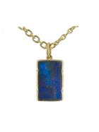 Irene Neuwirth Square Boulder Opal Charm