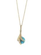 Workhorse Ava Necklace With Turquoise - 14 Karat Gold