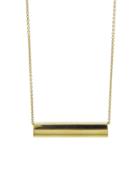 Jennifer Meyer Tube Necklace - Yellow Gold