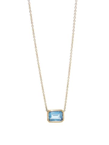 Lori Mclean Simple Blue Topaz Necklace