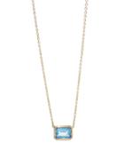 Lori Mclean Simple Blue Topaz Necklace