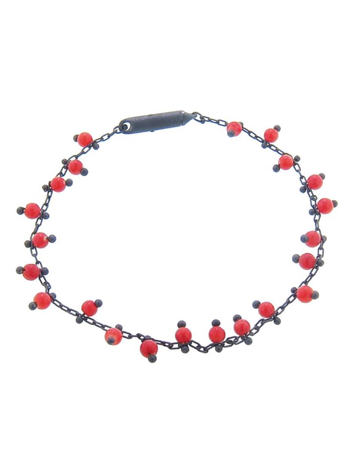 Ten Thousand Things Sterling And Coral Bracelet