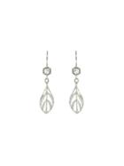 Cathy Waterman Peacock Feather Earrings