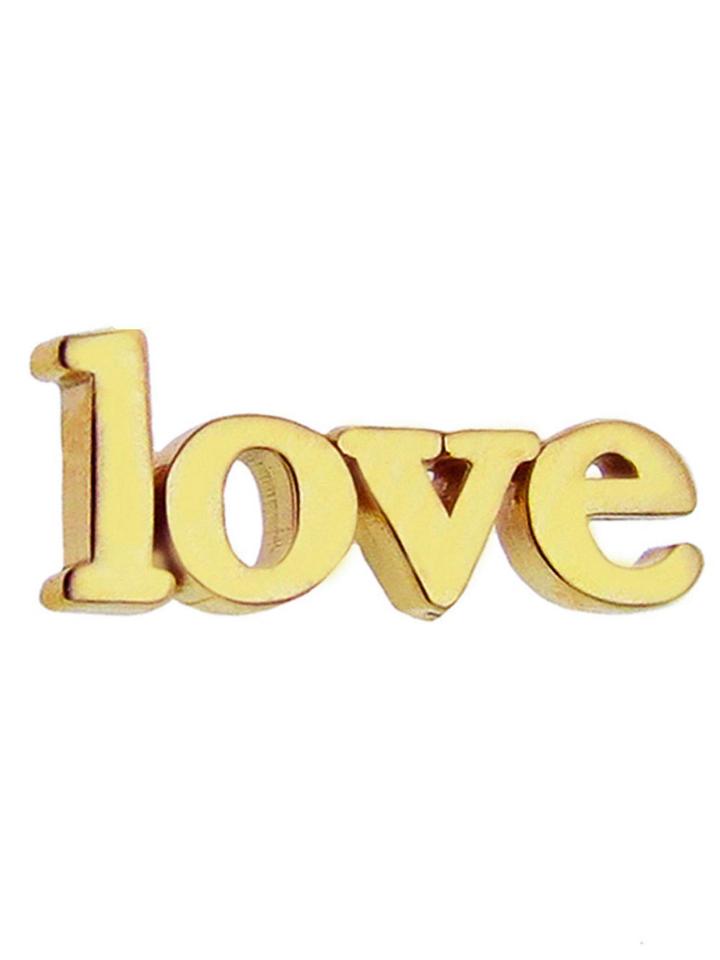 Jennifer Meyer Love Stud - Yellow Gold
