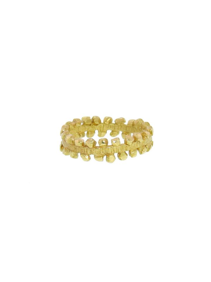 Himatsingka Victoria Track Ring - Yellow Gold