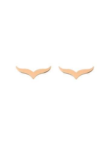 Ginette Ny Wise Studs - Rose Gold