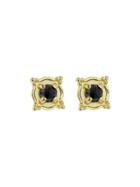 Megan Thorne Rose Cut Black Diamond Picture Frame Studs