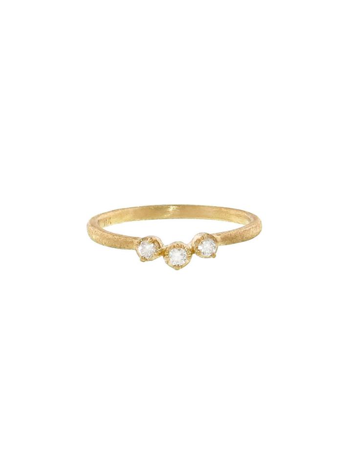 Yasuko Azuma Three Diamond Muguet Ring