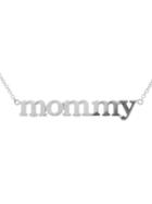 Jennifer Meyer Mommy Statement Necklace - White Gold