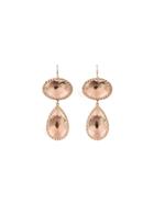 Larkspur & Hawk Lily Earrings In Rose Gold - Copper
