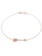 Jennifer Meyer Arrow Chain Bracelet - Rose Gold