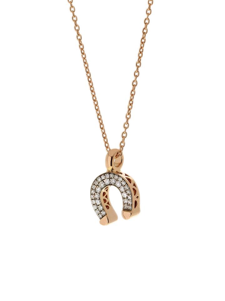 Ylang 23 Diamond Horseshoe Pendant Necklace