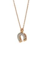 Ylang 23 Diamond Horseshoe Pendant Necklace