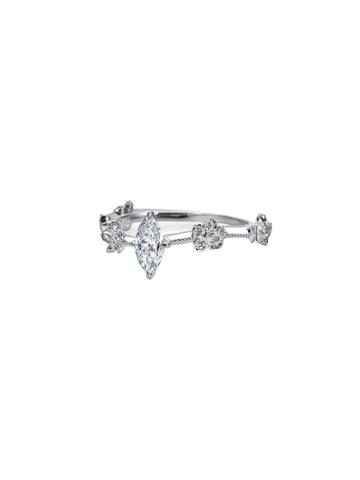Kataoka Marquis Diamond Solitaire - White Gold