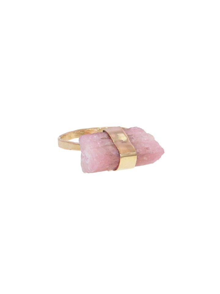 Melissa Joy Manning Pink Tourmaline Crystal Ring