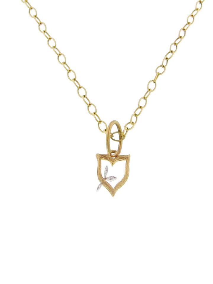 Cathy Waterman Branched Shield Charm