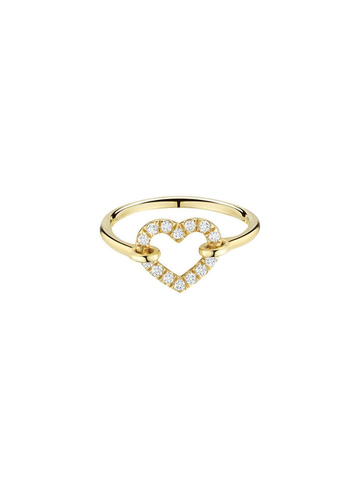 Finn Diamond Open Heart Ring