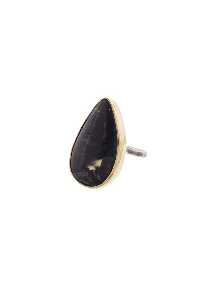 Melissa Joy Manning Psilomelane Freeform Ring