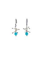 Ten Thousand Things Turquoise With Keshi Spike Cluster Earrings