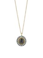 Todd Reed Black Diamond Pendant - Yellow Gold