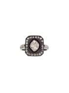 Himatsingka Elise Square Large Diamond Ring