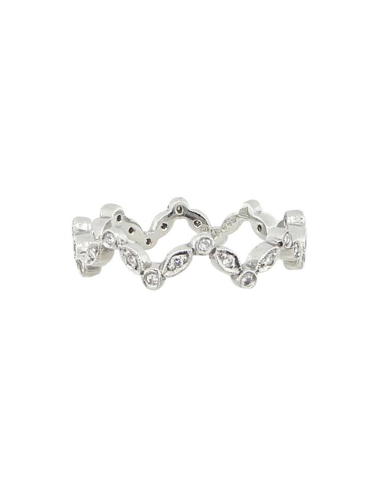 Cathy Waterman Zig Zag Ring - Platinum