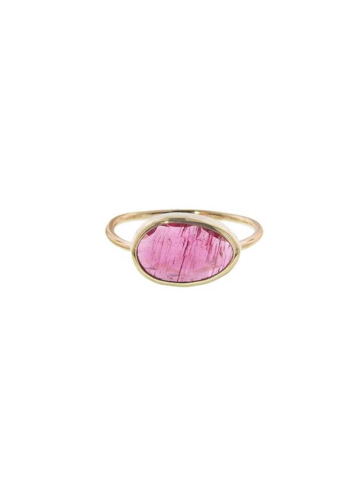 Ylang 23 Large Oval Pink Tourmaline Ring