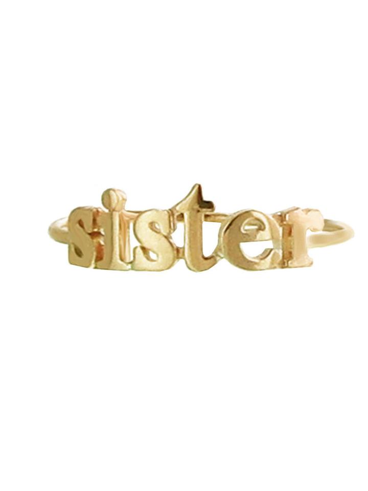 Jennifer Meyer Sister Ring - Yellow Gold