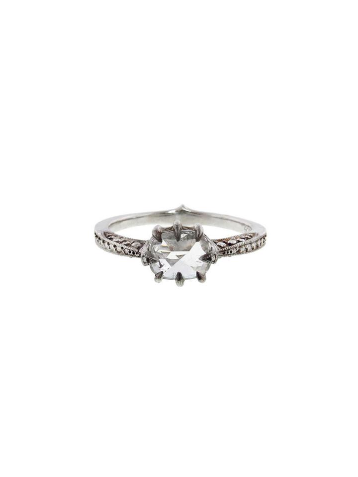 Cathy Waterman Rose Cut Diamond Cat Claw Ring