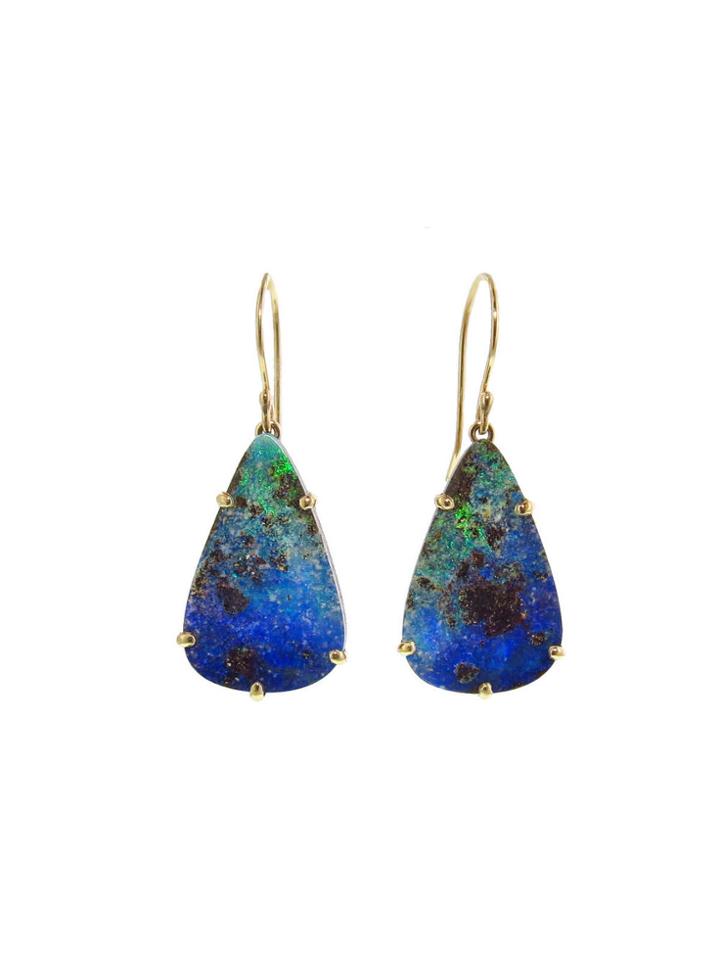 Jamie Joseph Australian Boulder Opal Teardrop Earrings