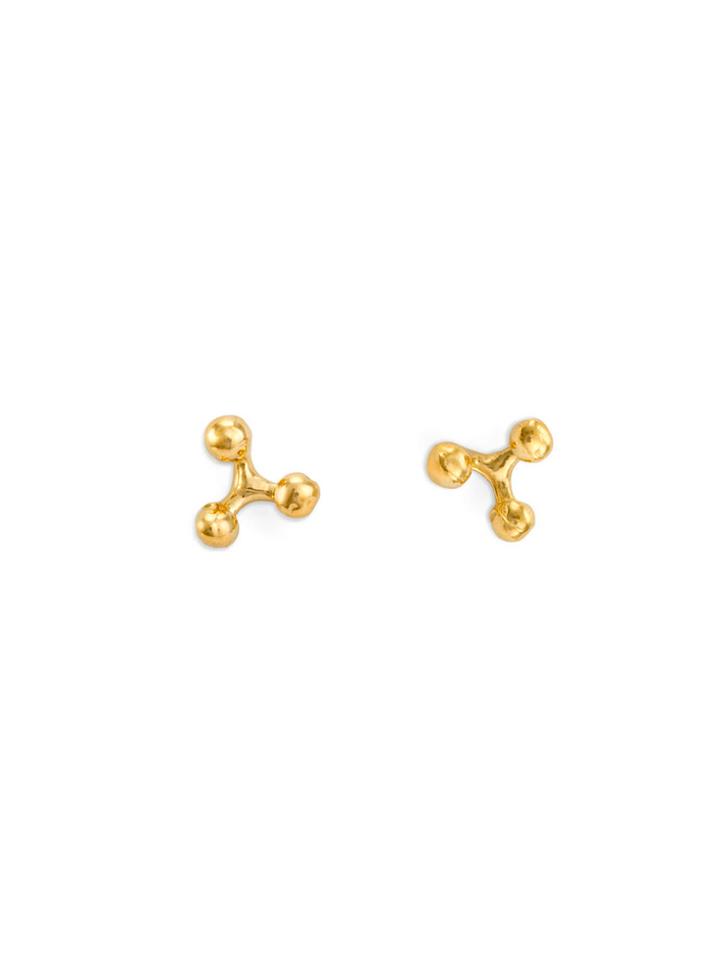 Satomi Kawakita Triplet Ball Earrings