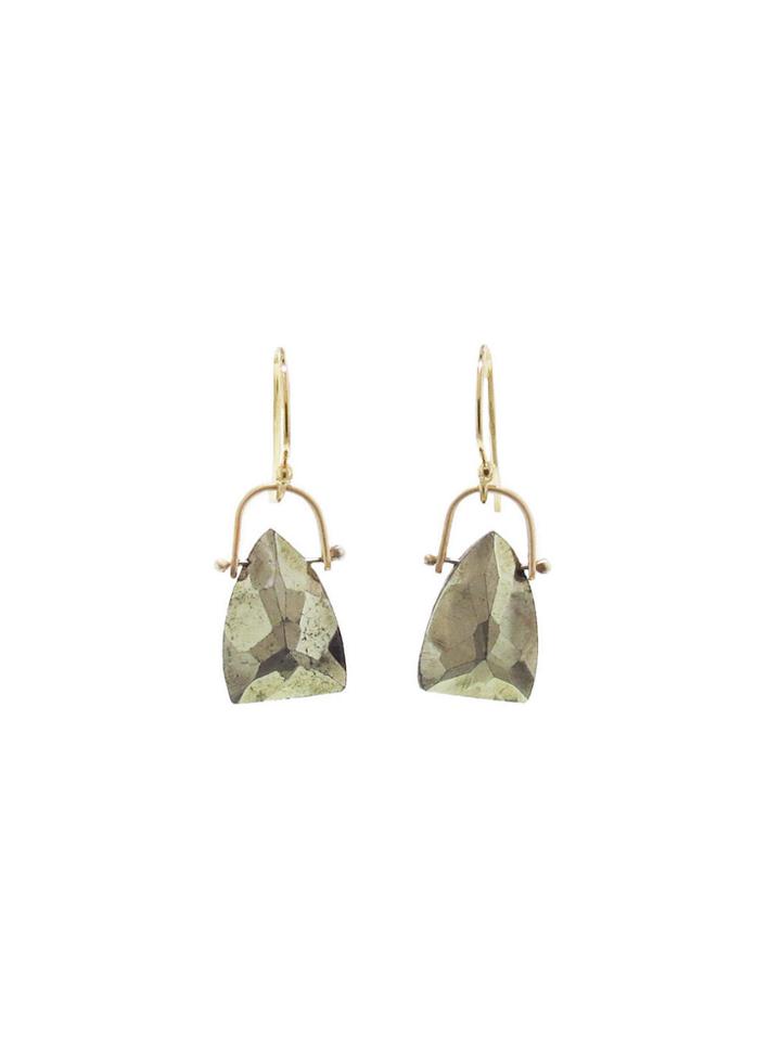 Ylang 23 Pyrite Marina Earrings