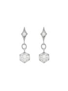 Cathy Waterman White Sapphire Drop Earrings