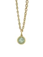 Irene Neuwirth Round Green Beryl Charm - Yellow Gold