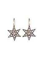 Blackbird And The Snow Fancy Diamond Star Earrings