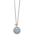 Jamie Joseph Cultured Grey Pearl Pendant Necklace