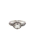 Cathy Waterman White Moghul Diamond Petal Side Ring