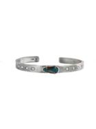 Deanna Hamro Boulder Opal And Milky White Diamond Stack Cuff
