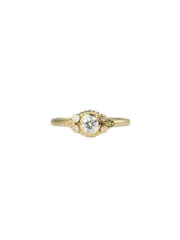 Megan Thorne Wood Nymph Solitaire Ring