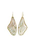 Annette Ferdinandsen Pampian Wing Earrings - White Pearl