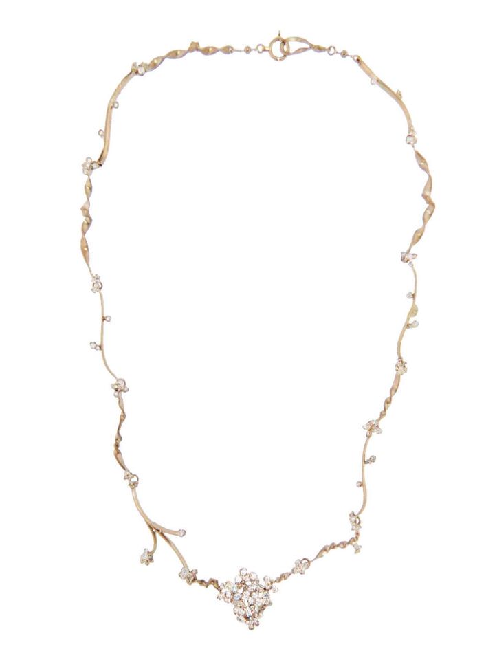 Kataoka Romantic Diamond Cluster Necklace