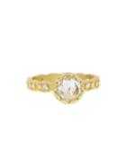 Megan Thorne Scalloped Rose Cut Diamond Ring - Yellow Gold