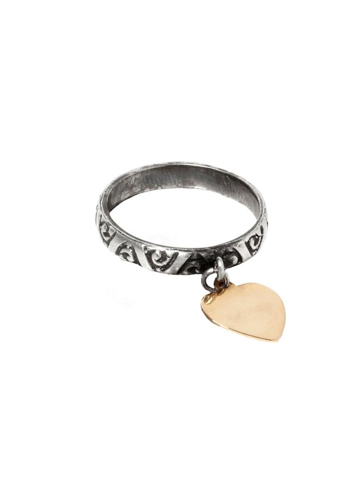 Workhorse Aimee - Sterling Silver And Yellow Gold Ring