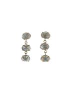 Melissa Joy Manning Labradorite Freeform Triple Drop Earrings