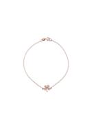Jennifer Meyer Diamond Mini Clover Bracelet - Rose Gold