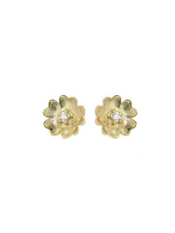 Megan Thorne Buttercup Post Earring - Yellow Gold