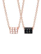 Ylang 23 Reversible Ellie Necklace - Rose Gold With Diamonds
