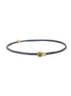 Todd Reed Oxidized Bangle With Scattered Raw Diamonds